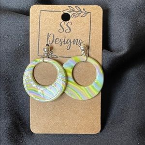 Polymer clay earrings